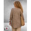 Frenzi Shirt Ausbrenner Taupe