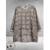 Frenzi Shirt Ausbrenner Taupe