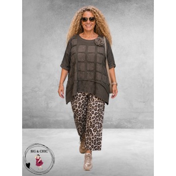 Frenzi Shirt Ausbrenner Bruin