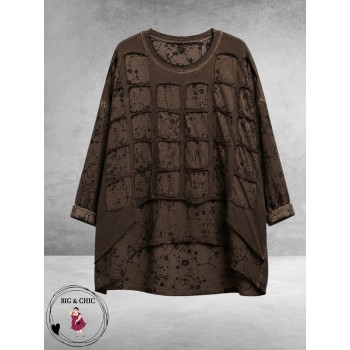 Frenzi Shirt Ausbrenner Bruin