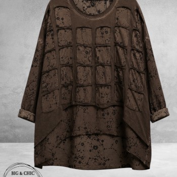 Frenzi Shirt Ausbrenner Bruin