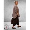 Frenzi Blouse Oversized Ruit Bruin