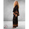 Frenzi Tweedelige Pak Zwart/Luxe Print