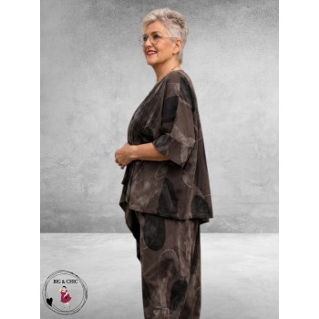 Frenzi Jasje Asymmetrisch Ribcord Bruin