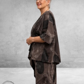 Frenzi Jasje Asymmetrisch Ribcord Bruin