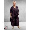 Frenzi Jasje Asymmetrisch Ribcord Aubergine