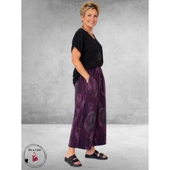 Frenzi Pantalon Baby Ribcord Aubergine