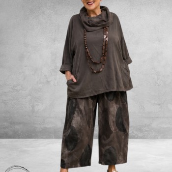 Frenzi Shirt Baby Ribcord Taupe