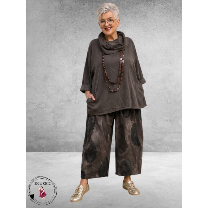 Frenzi Shirt Baby Ribcord Taupe
