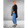 Frenzi Shirt A-Lijn Artistieke Vogue Leo