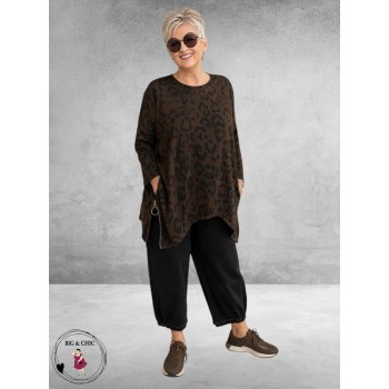 Frenzi Tuniek Bruin Panterprint