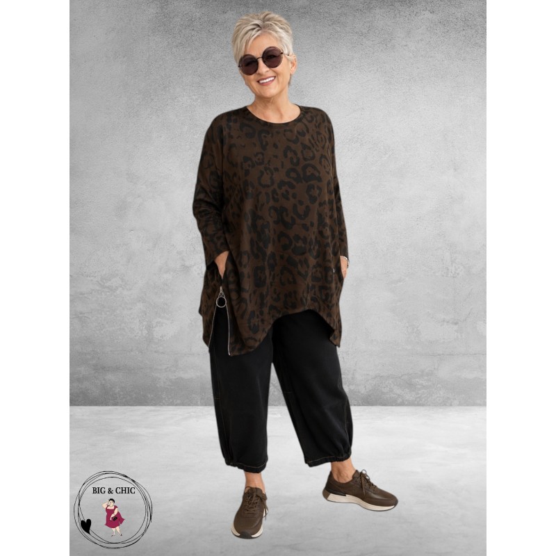 Frenzi Tuniek Bruin Panterprint