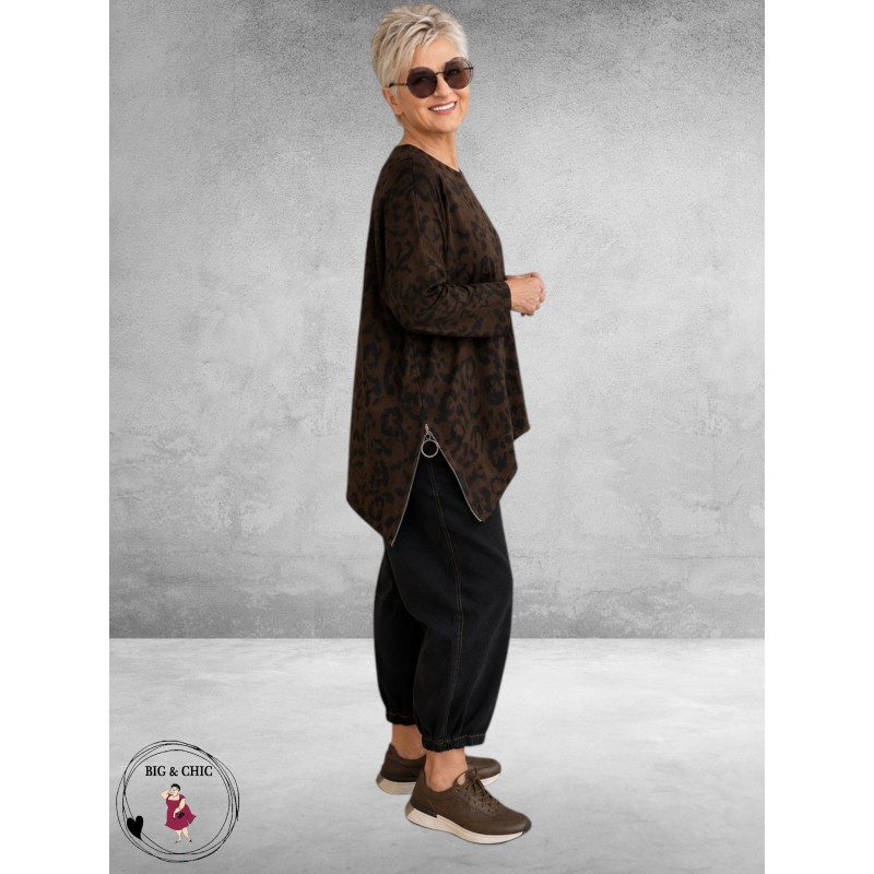 Frenzi Tuniek Bruin Panterprint