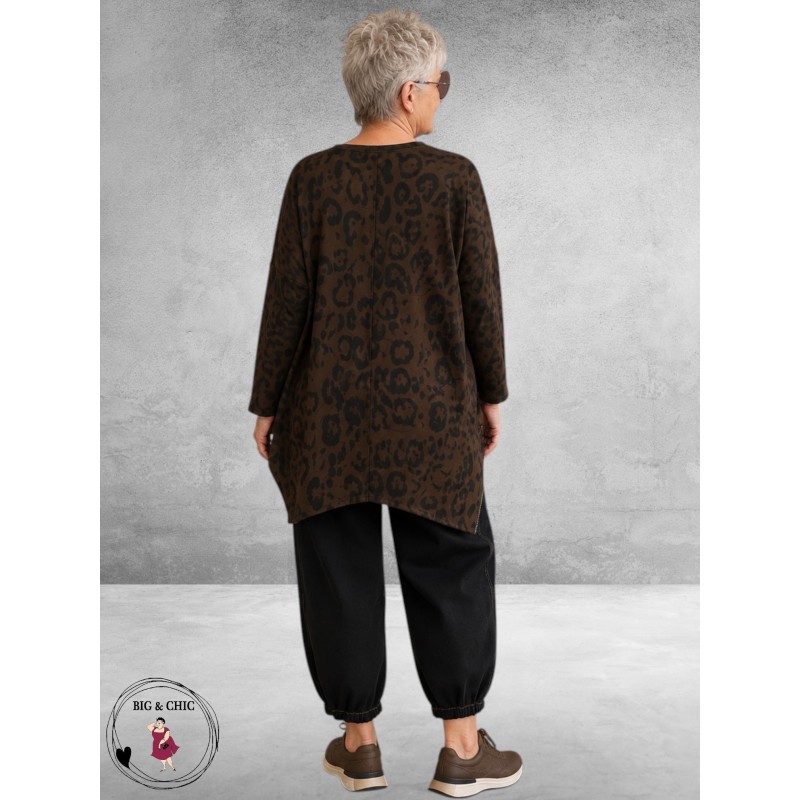 Frenzi Tuniek Bruin Panterprint