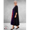 Frenzi Jurk Jersey Artistieke Print Multikleur