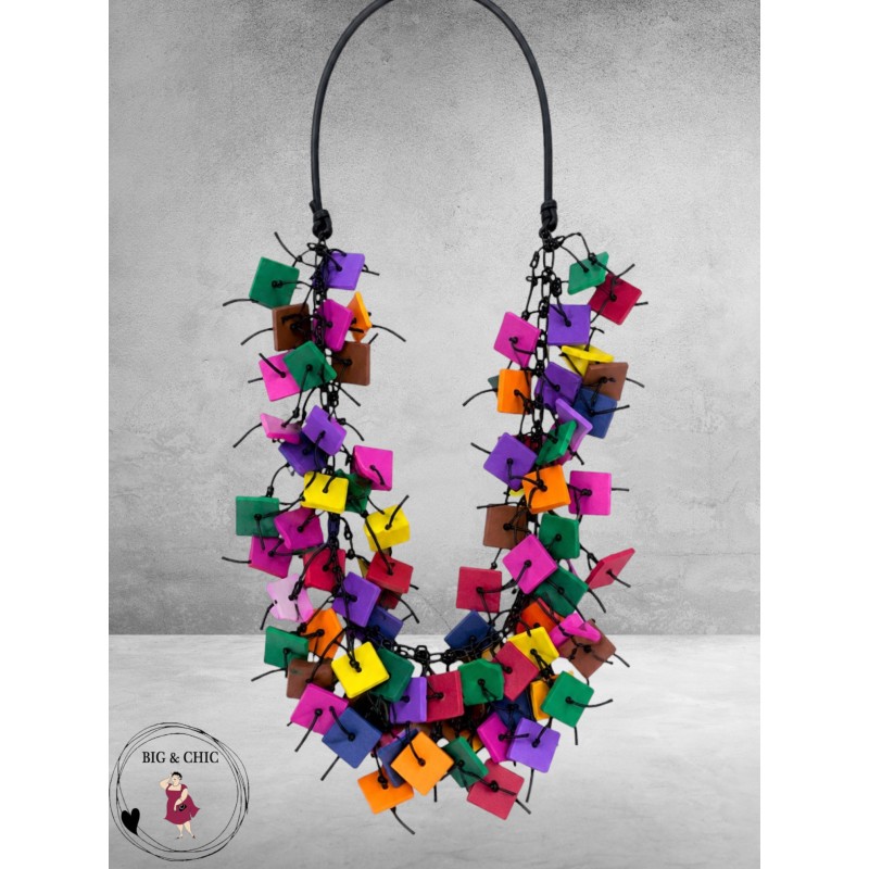Ketting Stoer Statement Kleurrijk 