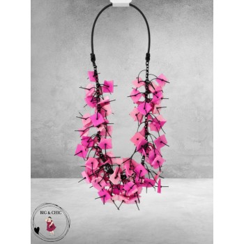 Ketting Stoer Statement Roze