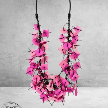 Ketting Stoer Statement Roze