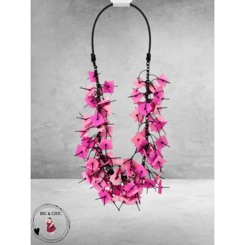Ketting Stoer Statement Roze