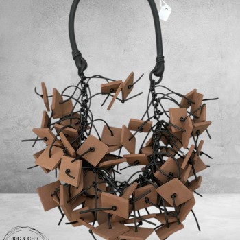 Ketting Stoer Statement Bruin Kort