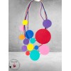 Ketting Statement Kleurrijk Rondjes