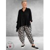 Frenzi Blouse Asymmetrisch Zwart