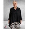 Frenzi Blouse Asymmetrisch Zwart