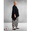 Frenzi Blouse Asymmetrisch Zwart