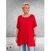 Frenzi Shirt Plooien Rood