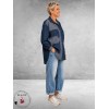 FRENZI Jeansblouse Stoer Patches