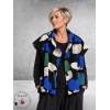 Frenzi Gilet Stoer Zwart/Blauw/Creme