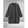 FRENZI  Jas Overgang Oversize  Grijs