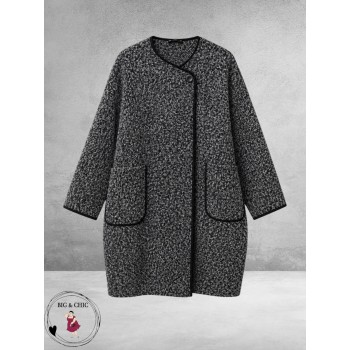 FRENZI  Jas Overgang Oversize  Grijs
