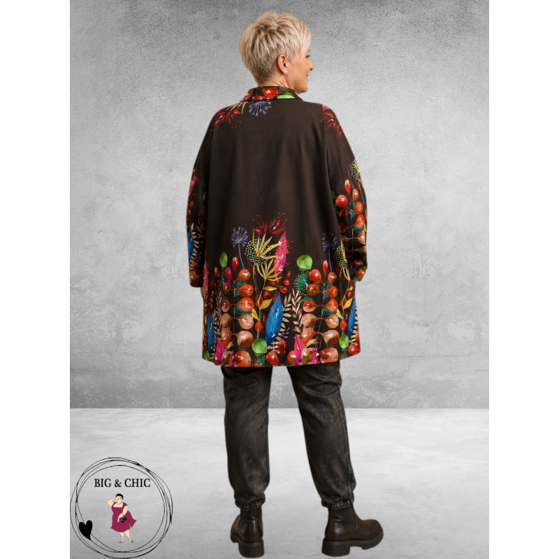 FRENZI Jas/Blazer Overgang Bruin/Botanic