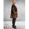 FRENZI Jas/Blazer Overgang Zwart/Botanic
