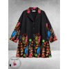FRENZI Jas/Blazer Overgang Zwart/Botanic