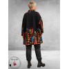 FRENZI Jas/Blazer Overgang Zwart/Botanic