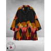 FRENZI Jas/Blazer Overgang Zwart/Graphic