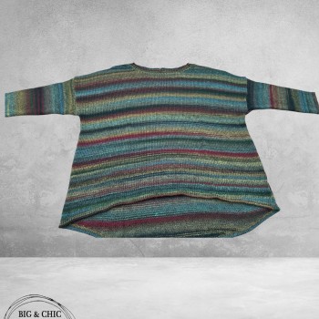 FRENZI Trui KleurrijkTurquoise/Blauw Tinten