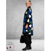 FRENZI Jas Oversize Zwart/Blauw/Groen