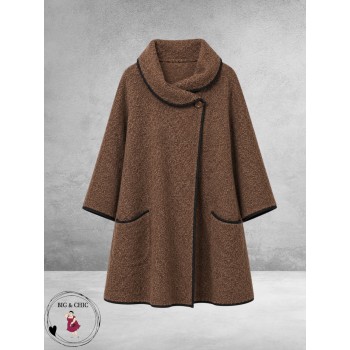 FRENZI Jas/Vest Kraag/Raglan Bruin 