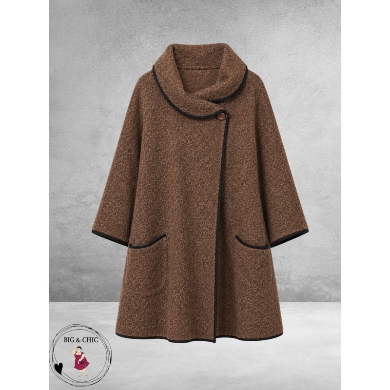 FRENZI Jas/Vest Kraag/Raglan Bruin 