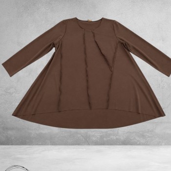 FRENZI 2-Delige  Stoer Jersey Set Bruin