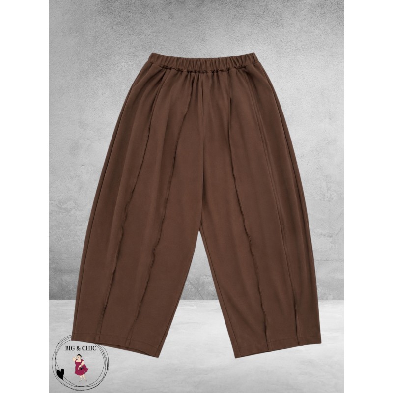 FRENZI 2-Delige  Stoer Jersey Set Bruin