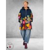 FRENZI Parkajas Blauw/Flowers