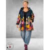 FRENZI Parkajas Blauw/Flowers