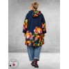 FRENZI Parkajas Blauw/Flowers