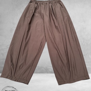 FRENZI Baggy Broek Stretchy Bruin