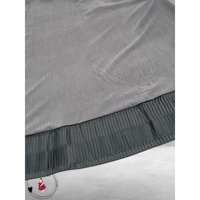 FRENZI Tuniek Met Plissé Leerlook