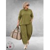FRENZI Comfy Set Olijf 